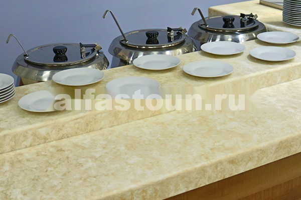 Барная стойка из искусственного камня Corian